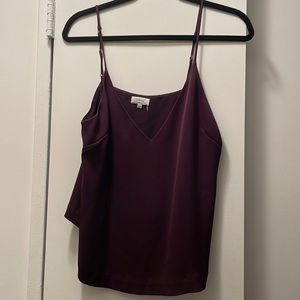 Maroon v neck camisole